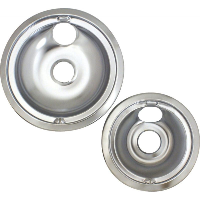 Range Kleen Style B 2-Pack 6 In. And 8 In. Drip Pan Style B