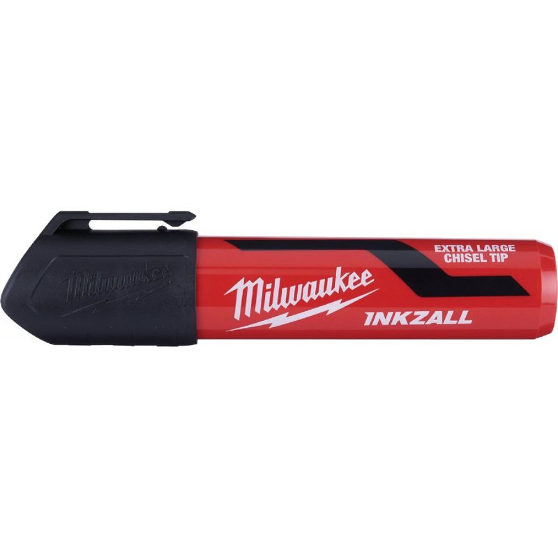 Milwaukee Extra Large Marker Black (Pack of 12)