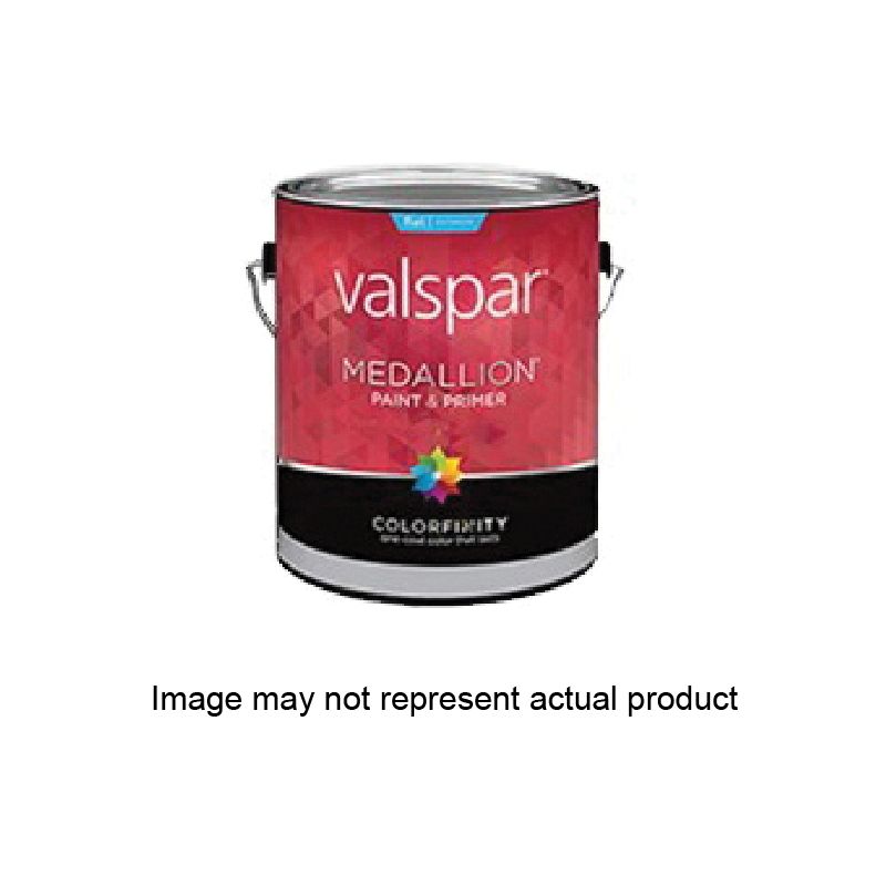 Valspar Medallion 45500 Series 455051GAL Latex Paint, Flat, Clear, 1 gal Clear
