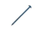 Kreg Blue-Kote SML-C2B-250 Pocket-Hole Screw, #8 Thread, 2 in L, Coarse Thread, Maxi-Loc Head, Square Drive, Sharp Point, 250/PK