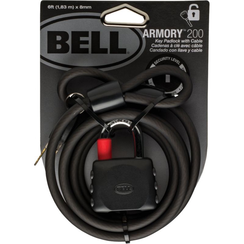 Bell Sports Armory Coiling Cable Bicycle Lock