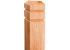 Real Wood Products Deck Post 4 In. X 4 In. X 54 In., Natural