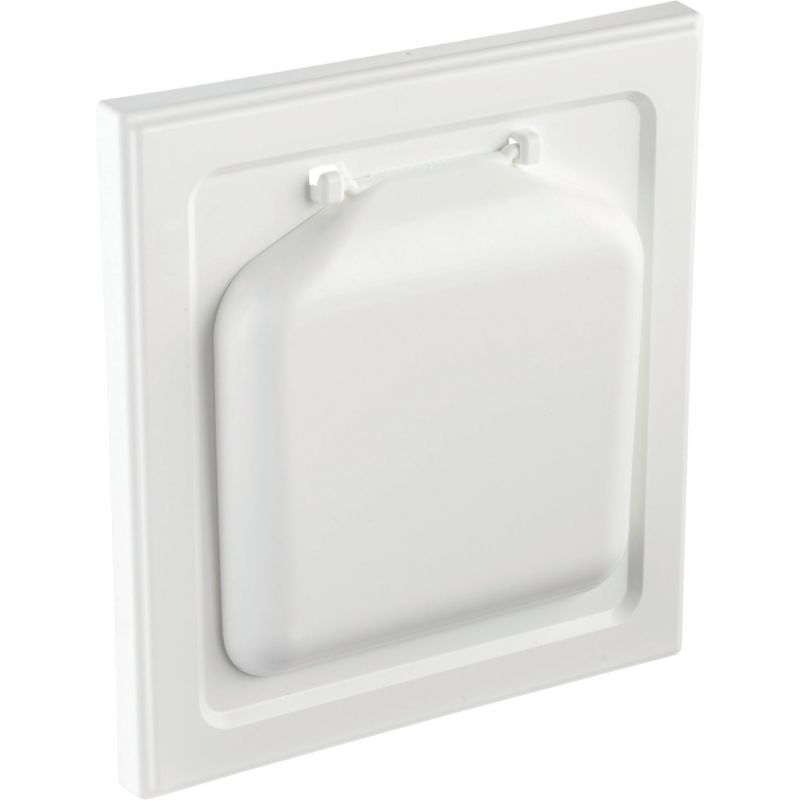 No-Pest Wide Mount Dryer Vent Hood 4 In., White