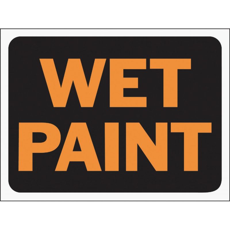 Hy-Ko Wet Paint Sign Weatherproof (Pack of 10)