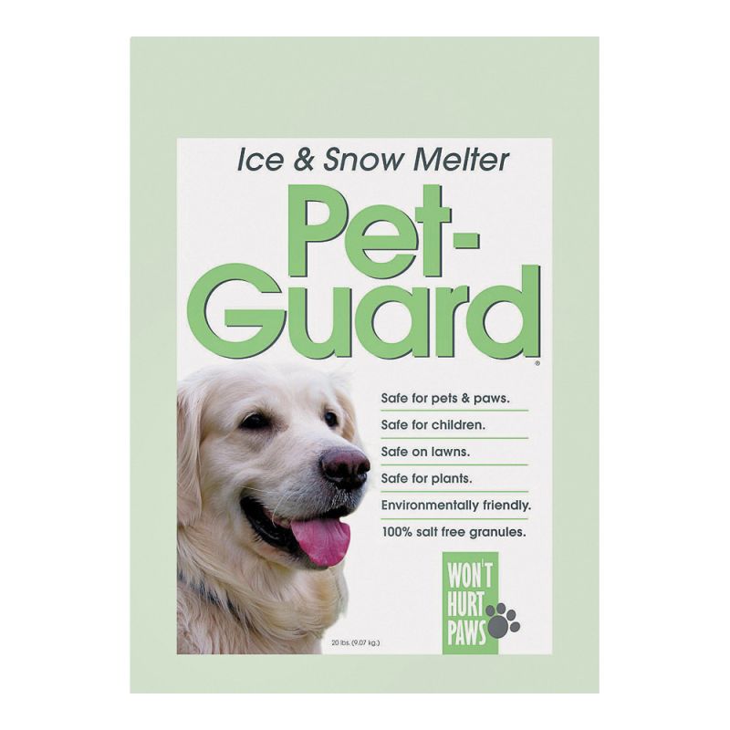 HJ Pet-Guard 9597 Ice Melter, Granular, Green, 20 lb Bag Green