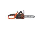 Black+Decker LCS1020 Chainsaw, Battery Included, 2 Ah, 20 V, Lithium-Ion, 10 in Cutting Capacity, 10 in L Bar