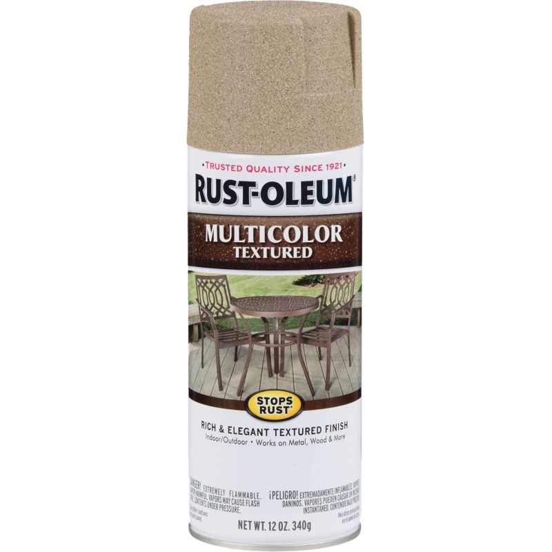 Rust-Oleum Stops Rust MultiColor Textured Spray Paint Desert Bisque, 12 Oz.
