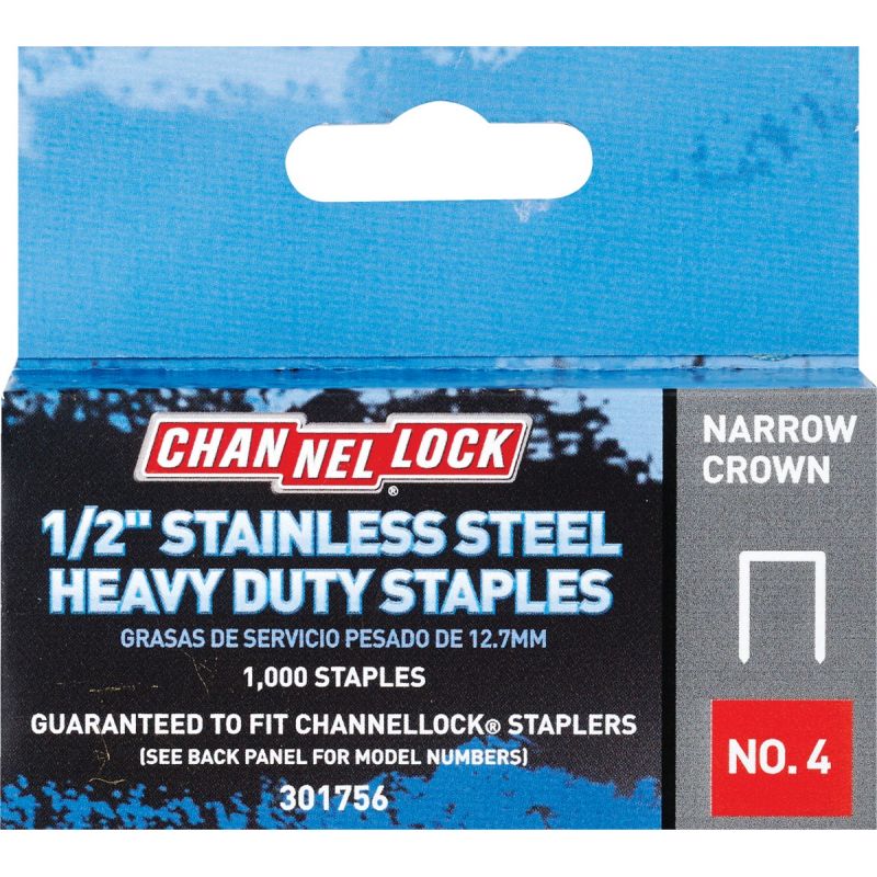 Channellock No. 4 Narrow Crown Staple (Pack of 5)