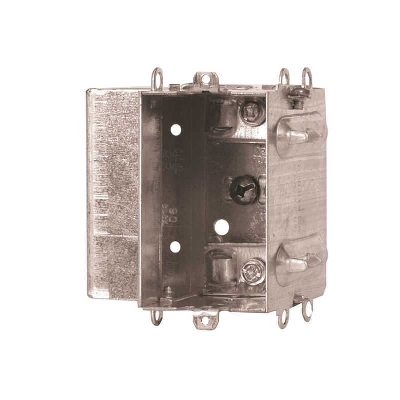 Hubbell 1804LHUBAR Device Box, 1-Gang, Metal