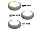 Westek BL-PCCT-W2 Adjustable Puck Light, AA Battery, LED Lamp, 80 Lumens, 3000, 4000, 5000 K Color Temp, White, 2/CD White