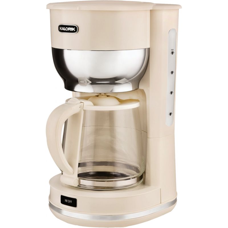 Kalorik Retro Coffee Maker 10 Cup, Cream