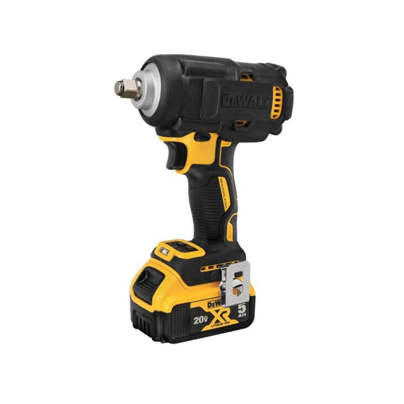 DeWALT DCF891P2 Impact Wrench Kit, Battery Included, 20 V, 5 Ah, 1/2 in Drive, 2000 rpm Speed