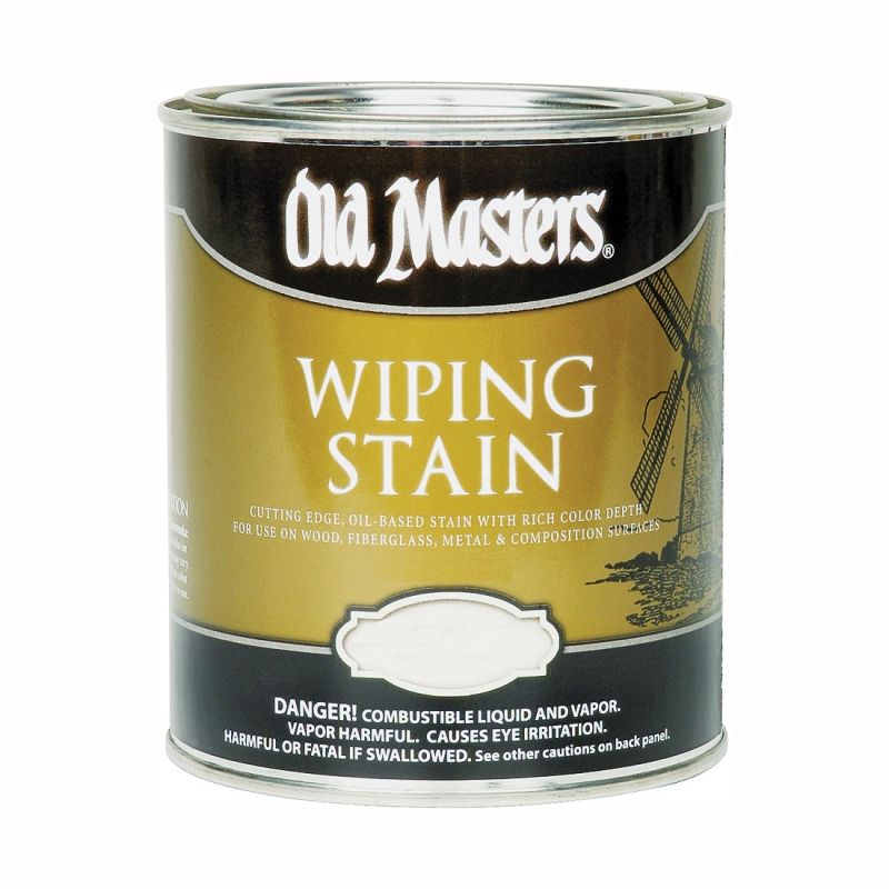 Old Masters 11216 Wiping Stain, Golden Oak, Liquid, 0.5 pt, Can Golden Oak