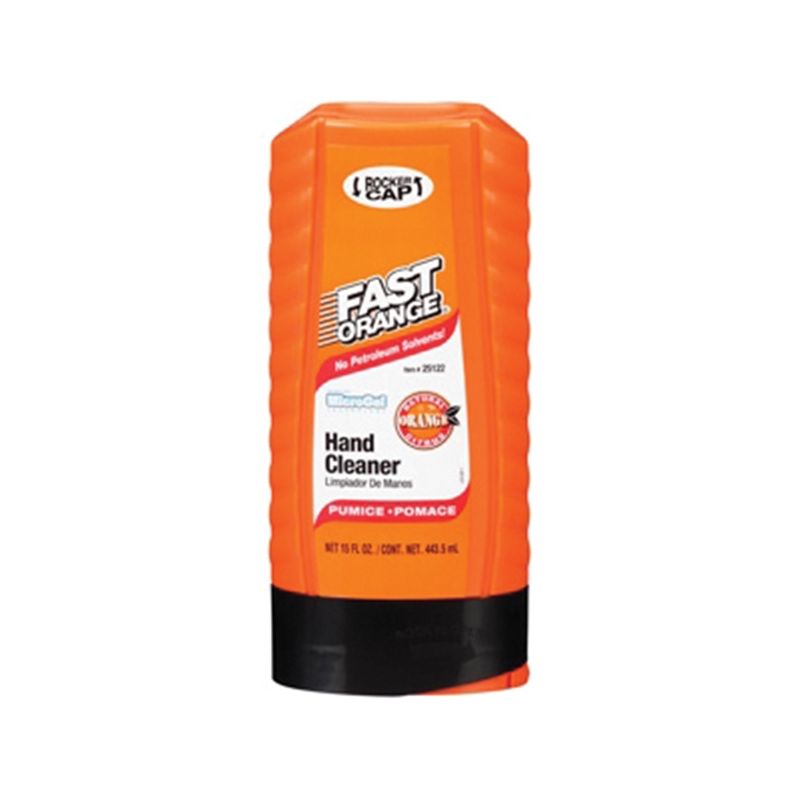 Fast Orange 25117 Hand Cleaner, Lotion, White, Citrus, 15 oz, Bottle White
