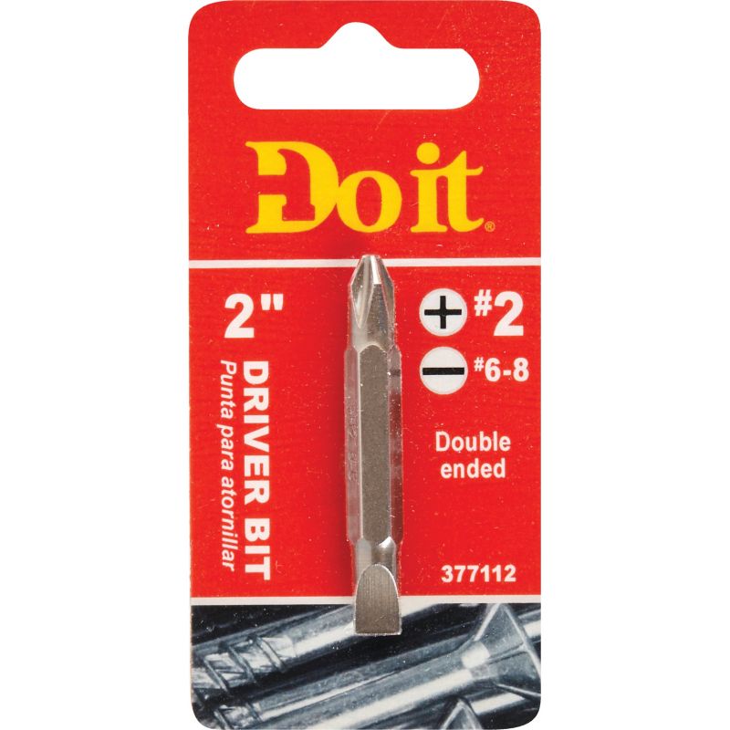 Do it Double-End Screwdriver Bit Phillips #2 &amp; Slotted #6-8