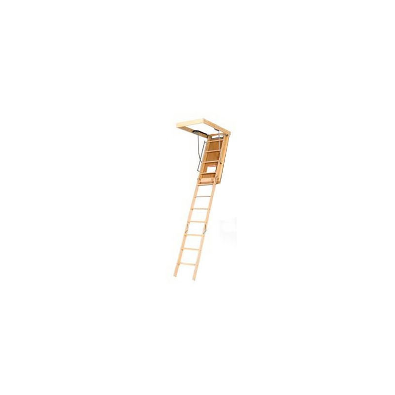 Marwin D-Blaze A-101FT Fire Retardant Attic Ladder, 10 ft H Ceiling, 25-1/2 x 54 in Ceiling Opening, 250 lb Duty Rating