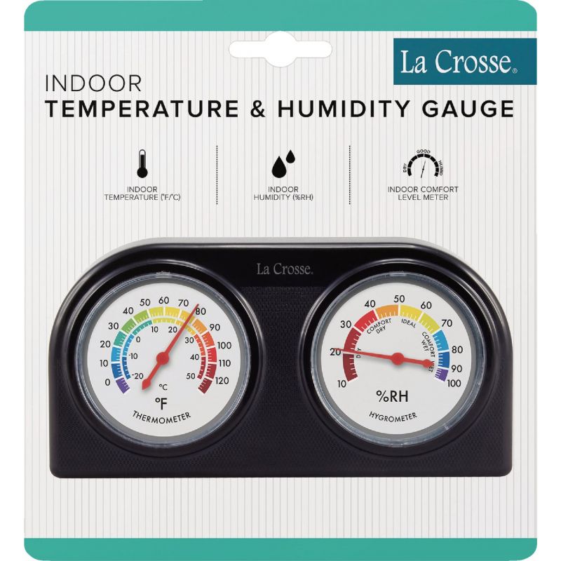 La Crosse Technology Indoor Hygrometer &amp; Thermometer Gauge