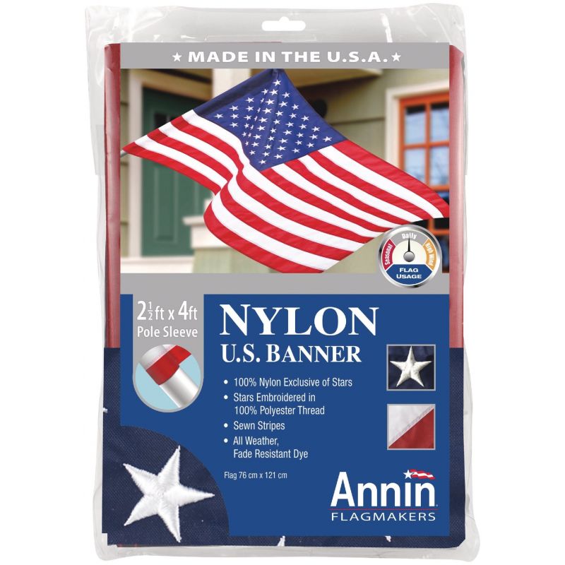 Annin Nylon American Flag (Pack of 3)