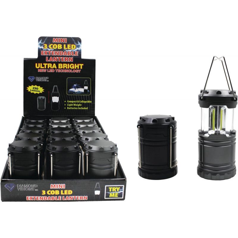 Diamond Visions COB LED Extendable Lantern Assorted (Pack of 15)