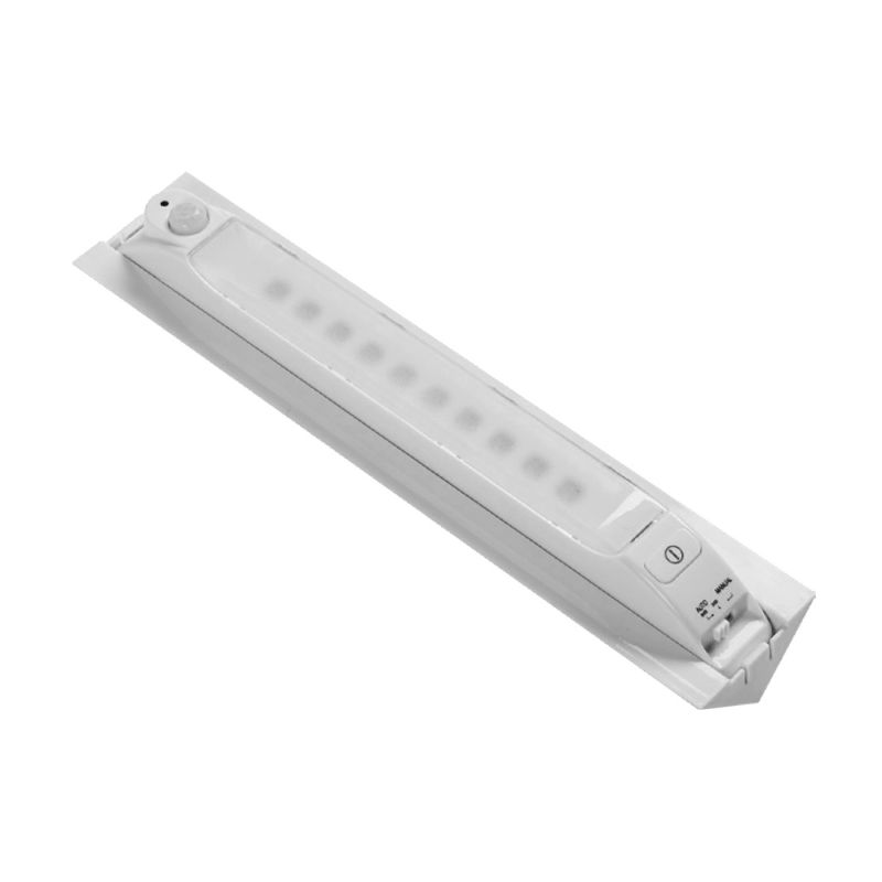 Fulcrum 30050-308 Motion Sensor Light, AA Battery, 10-Lamp, LED Lamp, 65 Lumens, 7000 K Color Temp, White White