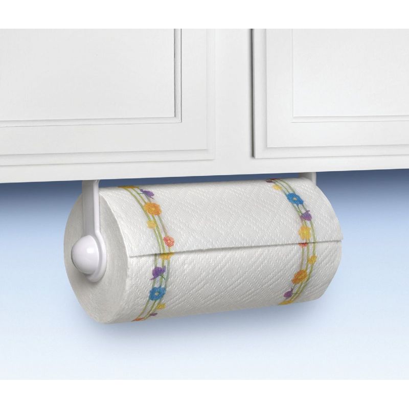 Spectrum Plastic Paper Towel Holder White