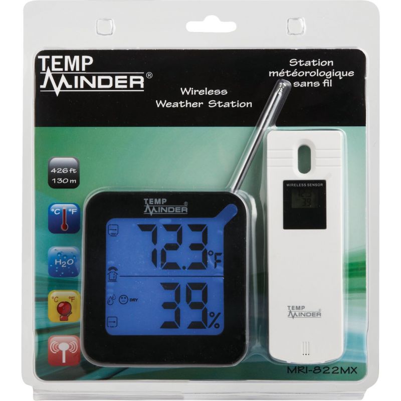 Temp Minder Long Range Wireless Hygrometer &amp; Thermometer