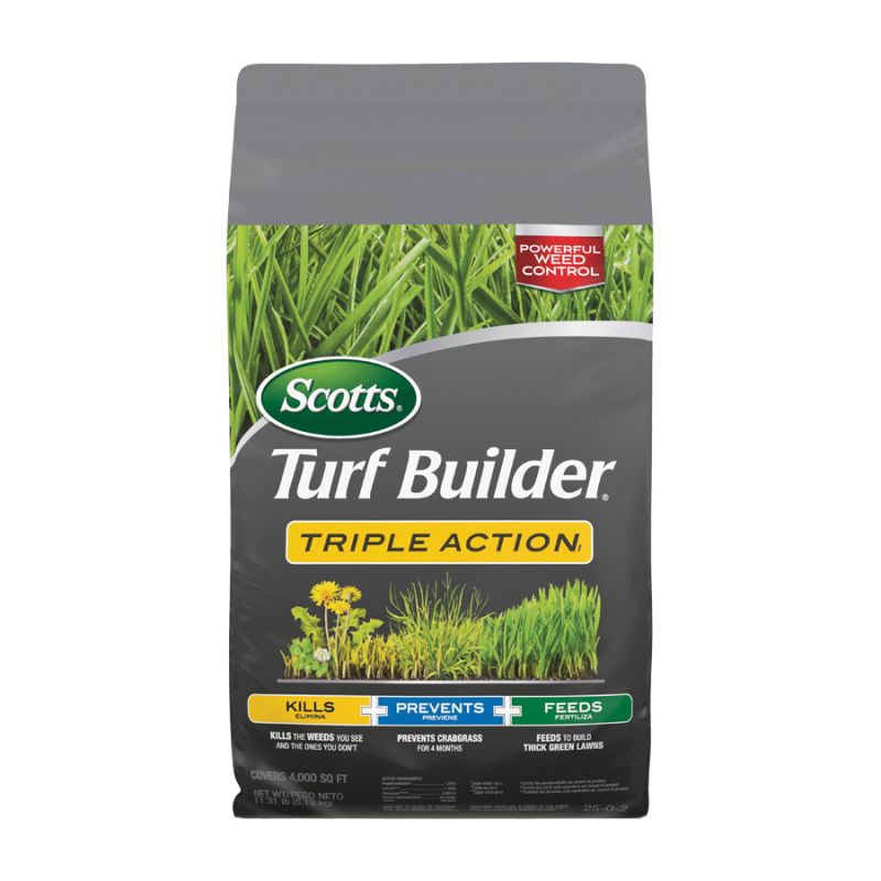 Scotts Turf Builder 26005 Lawn Fertilizer, 11.31 lb Bag, Granular Yellowish Brown