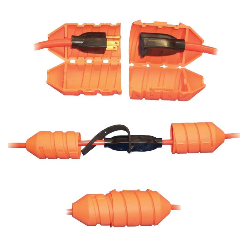 Farm Innovators CC-1 Cord Lock, Plastic, Orange Orange