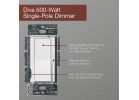 Lutron Diva Single-Pole Slide Dimmer Switch Light Almond