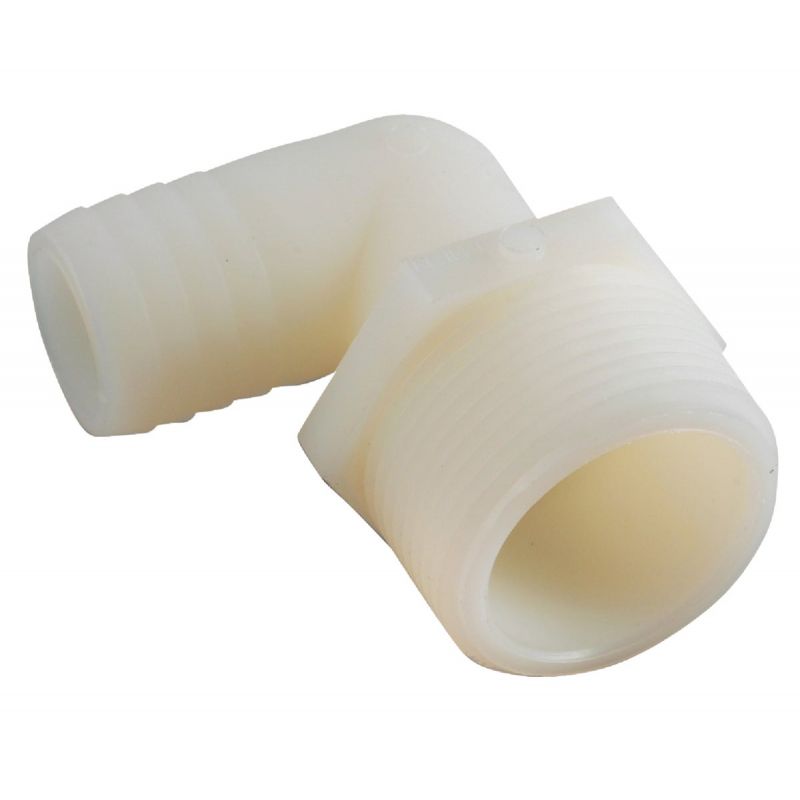 Anderson Metals Male Nylon Elbow 5/8 In. Barb X 3/4 In. MIP (Pack of 5)