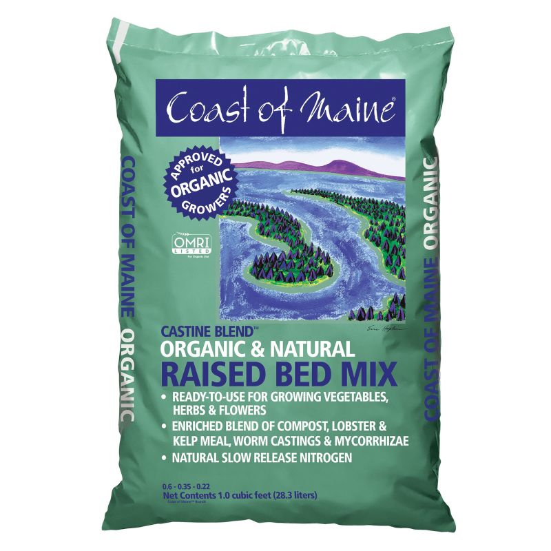 Coast of Maine 1CBCRB1 Castine Raised Bed Mix, 1 cu-ft Bag