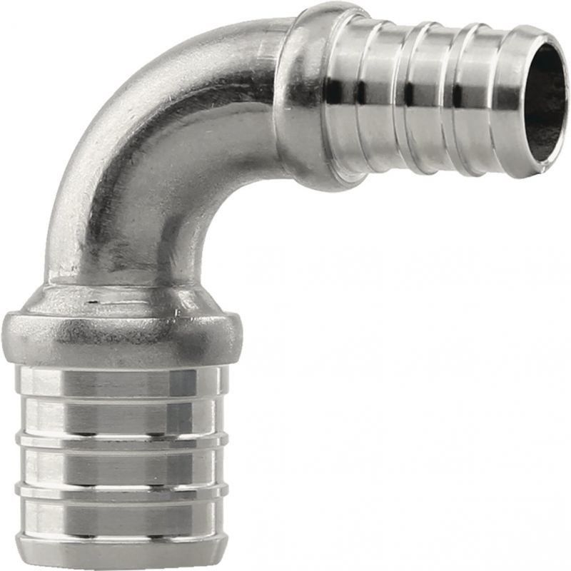 Plumbeeze Stainless Steel PEX Elbow 3/4 In. X 1/2 In.