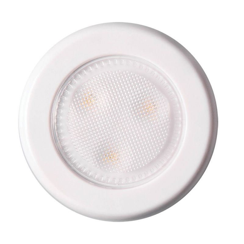 Westek BL-PUTN-W3 Compact Ultra-Thin Puck Light, 12 V, AAA Battery, 1-Lamp, LED Lamp, 50 Lumens, White, 3/CD White