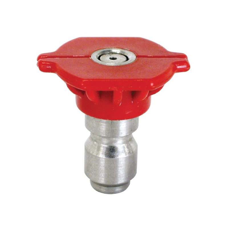 Valley Industries PK-85201030 Spray Nozzle, 0 deg Angle, #30 Nozzle, Quick Connect Red