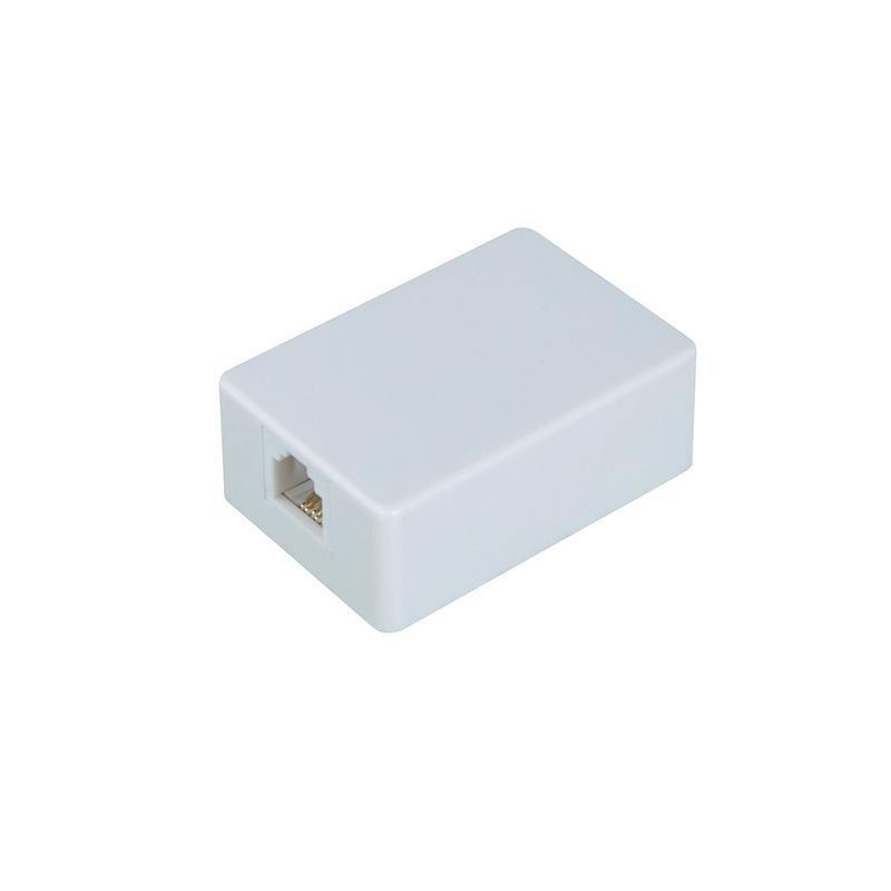 Zenith PN6ESMW Ethernet Jack, White White (Pack of 4)