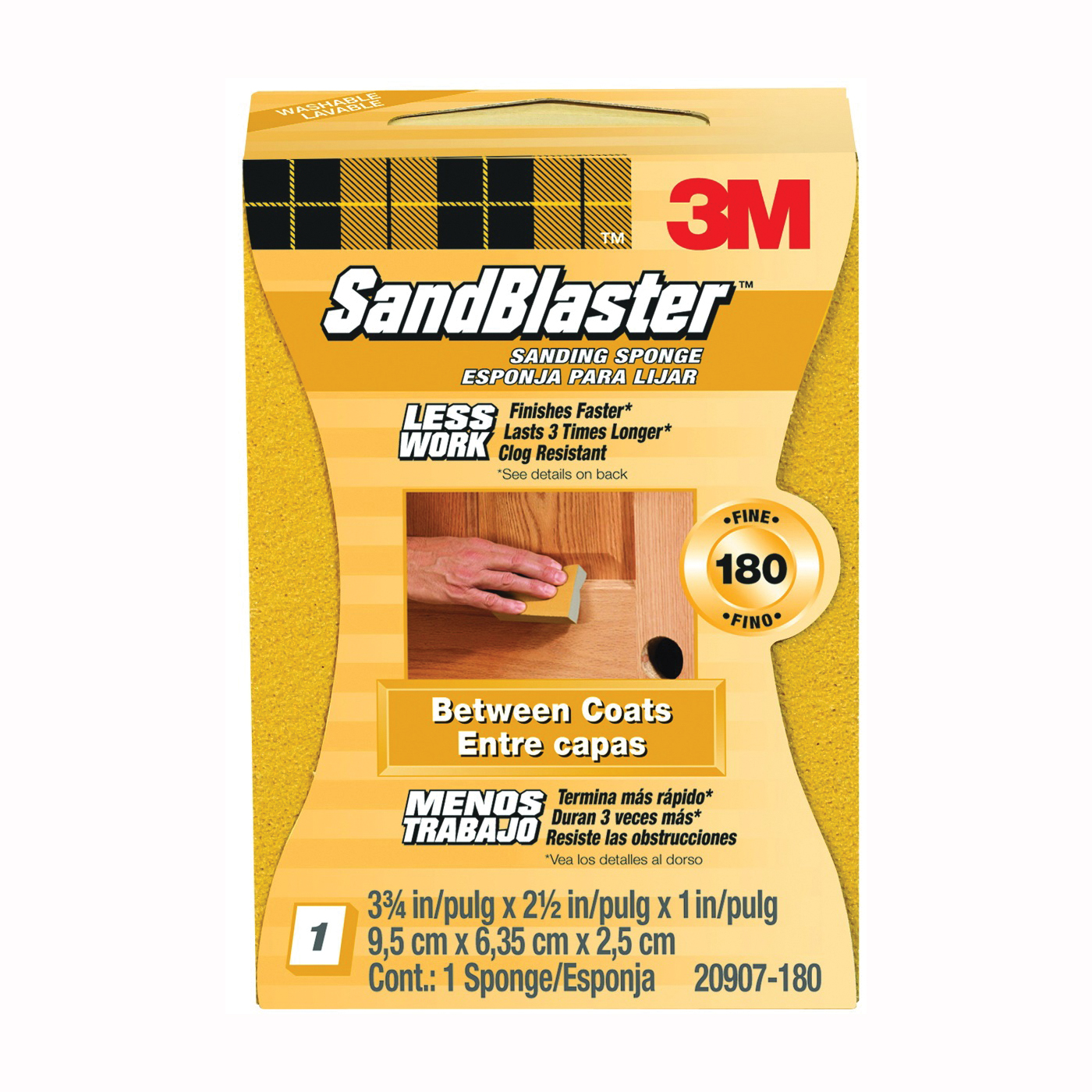 3M Fine Sanding Sponge 20907-220-UFS