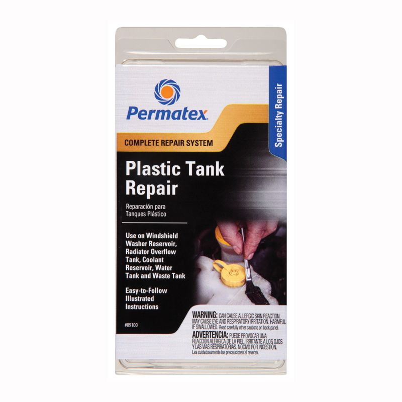 Permatex 09100 Tank Repair Kit, Liquid, Mild Part-1/Mercaptan Part-2 Black