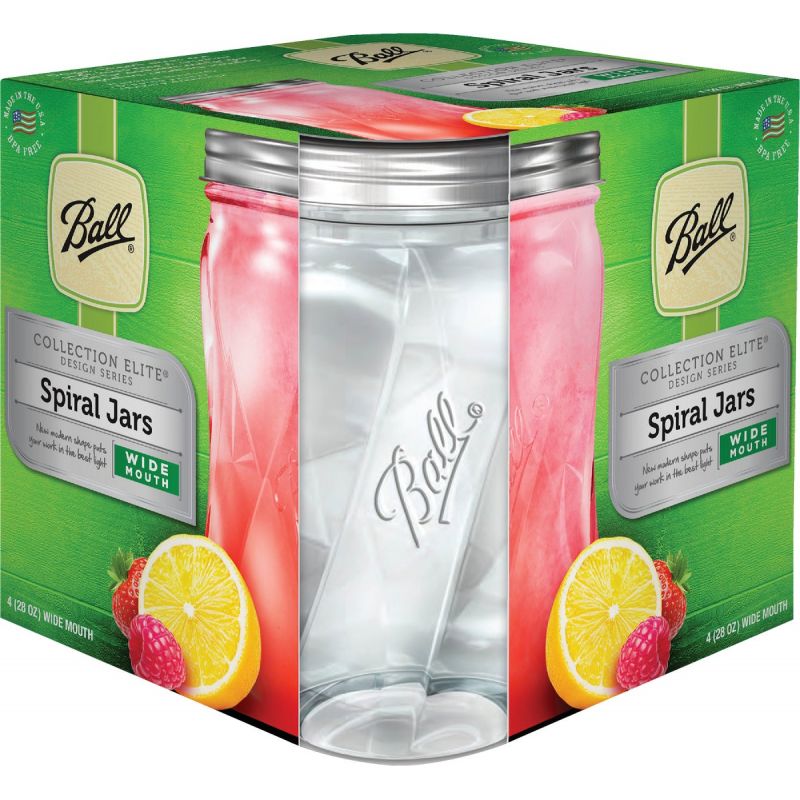 Ball Collection Elite Spiral Canning Jar 28 Oz.