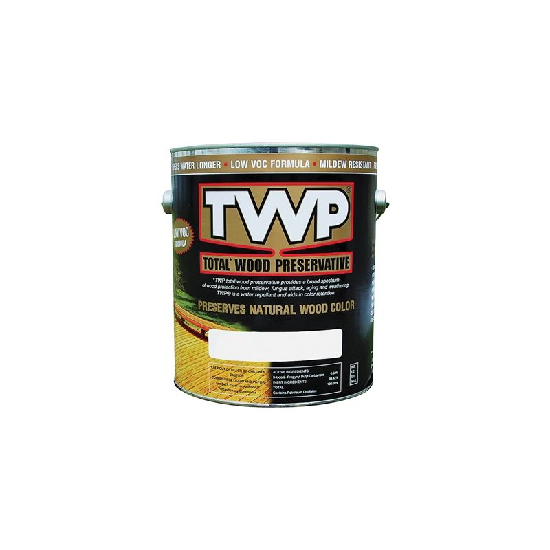 TWP 1500 Series TWP-1515-1 Stain and Wood Preservative, Honeytone, Liquid, 1 gal, Can Honeytone (Pack of 4)