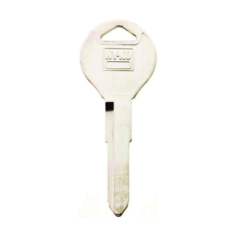 Hy-Ko 11010MZ31 Automotive Key Blank, Brass, Nickel, For: Mazda Vehicle Locks (Pack of 10)