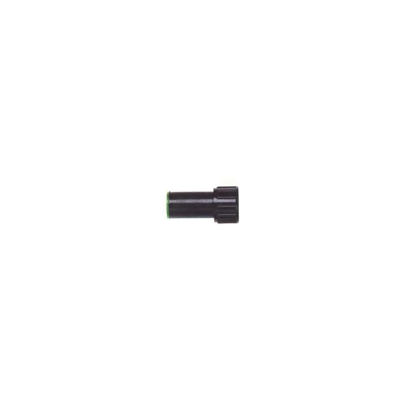 Raindrip R303CT Compression Hose End Plug, 1/2 in, ABS, Black Black