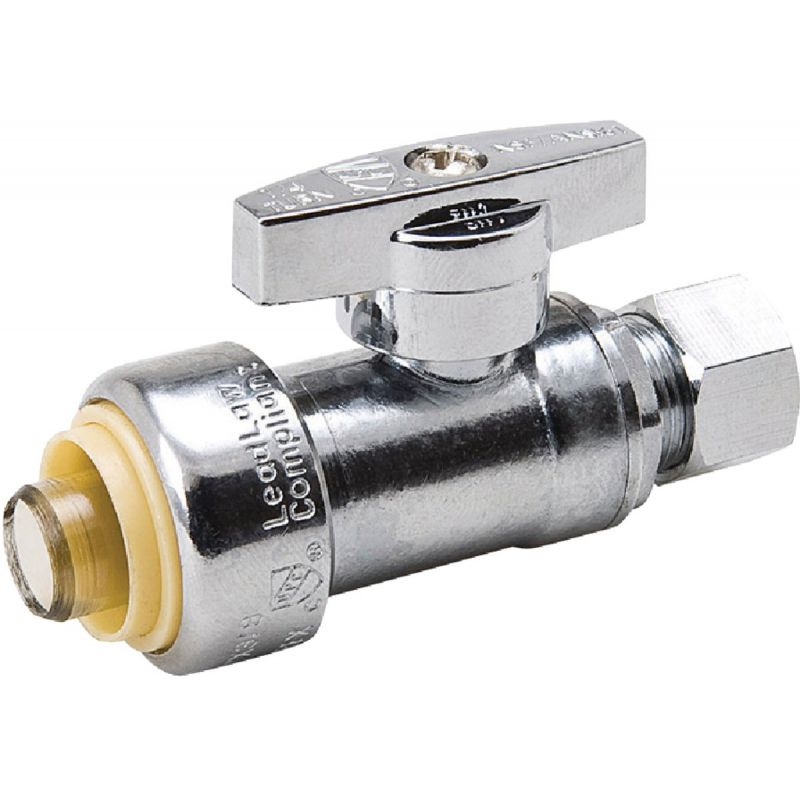 Proline Series 3/8-in x 1/4-in Compression Elbow Fitting in the Brass  Fittings department at