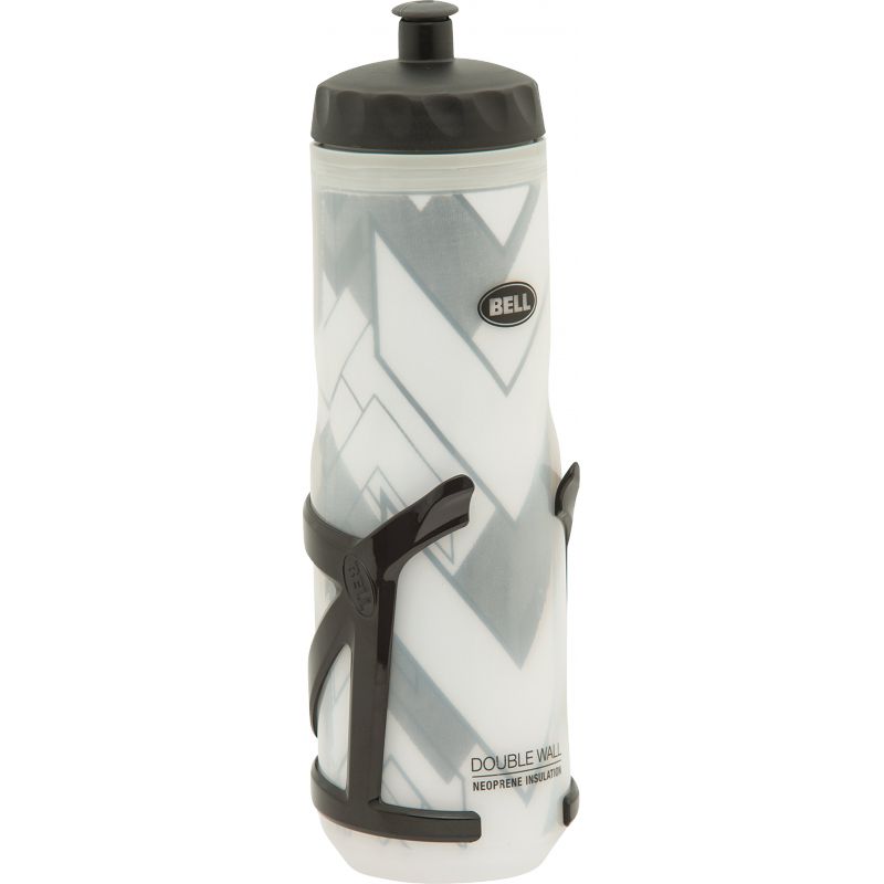 Bell Insulated Water Bottle &amp; Cage White