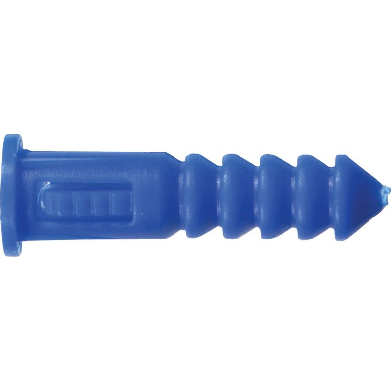 Hillman Ribbed Plastic Anchor #8 - #10 - #12 Thread, Blue