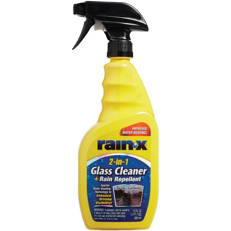 Rain-X Automotive Glass Cleaner with Rain Repellent 23 Oz.