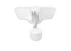 globe 17000274 Wi-Fi Smart Motion Security Light, LED Lamp, Bright White, 2200 Lumens, 4000 K Color Temp, White Fixture