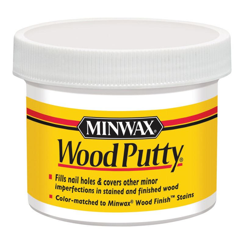 Minwax 13616000 Wood Putty, Liquid, White, 3.75 oz Jar White