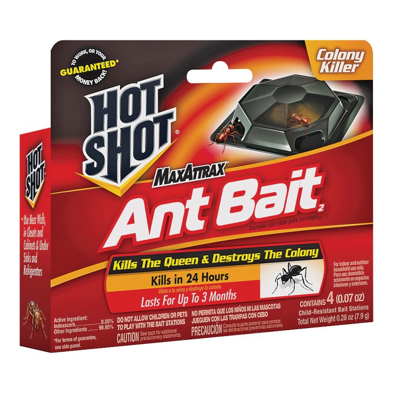 Hot Shot MaxAttrax 2040W Ant Bait, Paste, Peanut Brown/Tan
