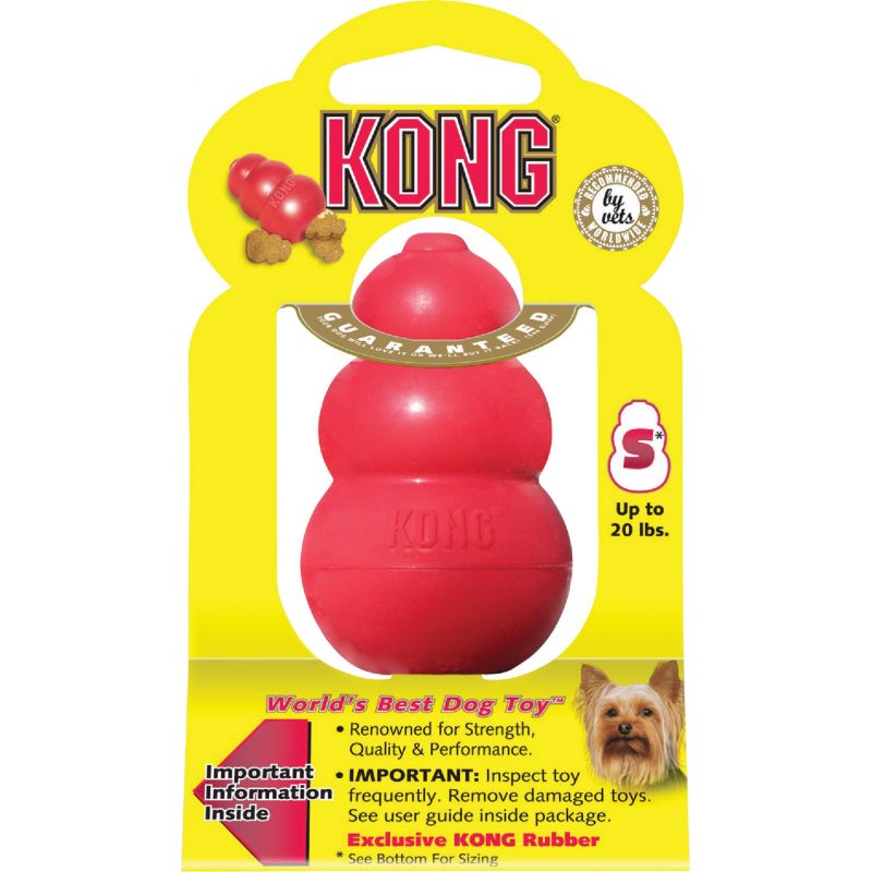 Classic Kong Rubber Dog Toy - Small