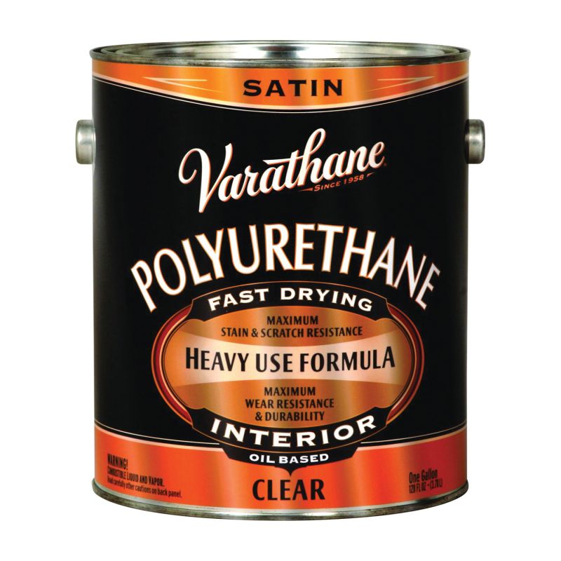 Varathane 242176 Interior Classic Polyurethane, Liquid, Clear, 1 gal, Can Clear (Pack of 2)